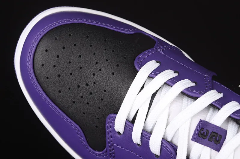 All categories Air Jordan Jordan series basketball shoes Air Jordan 1 Low Air Jordan 1 Low AJ1 Joe 1 black purple and white low-top cultural and leisure sports sneakers 553558-501